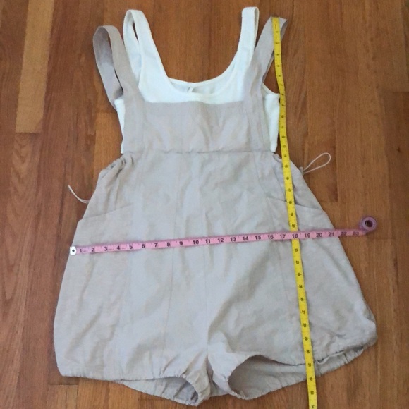 Daily Practice by Anthropologie Sleeveless Romper Size M Beige - Picture 13 of 13